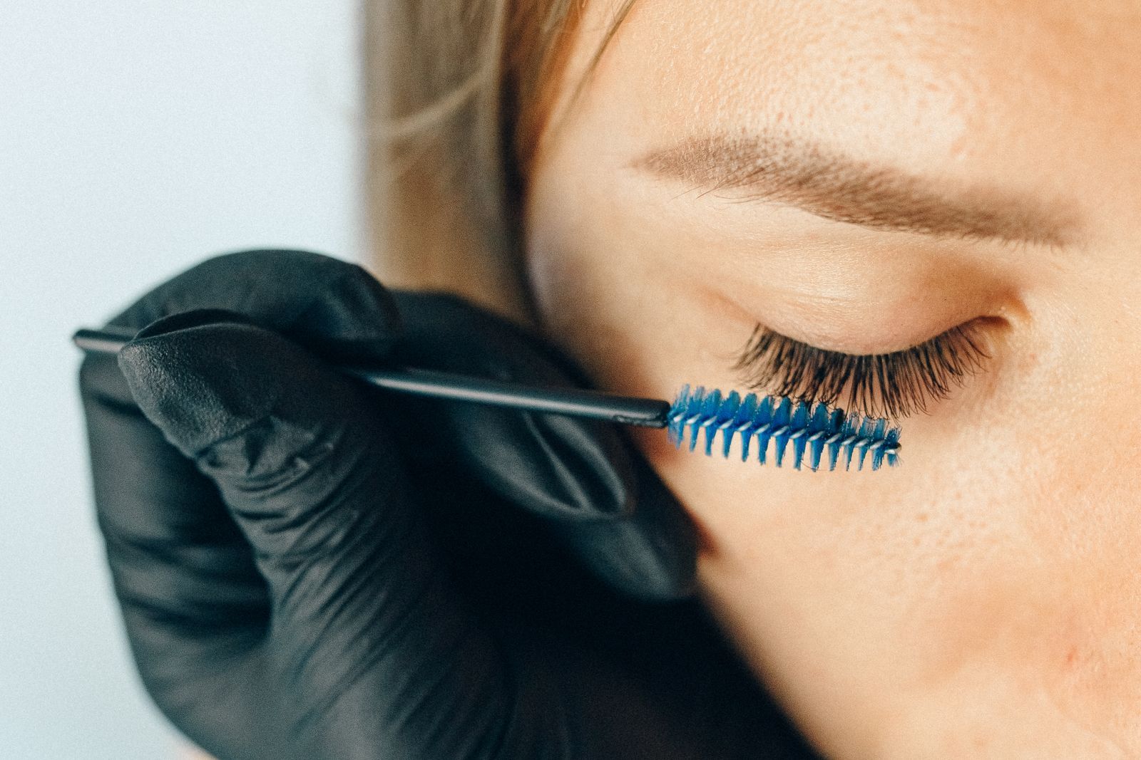 Lashes mapped for a lift
